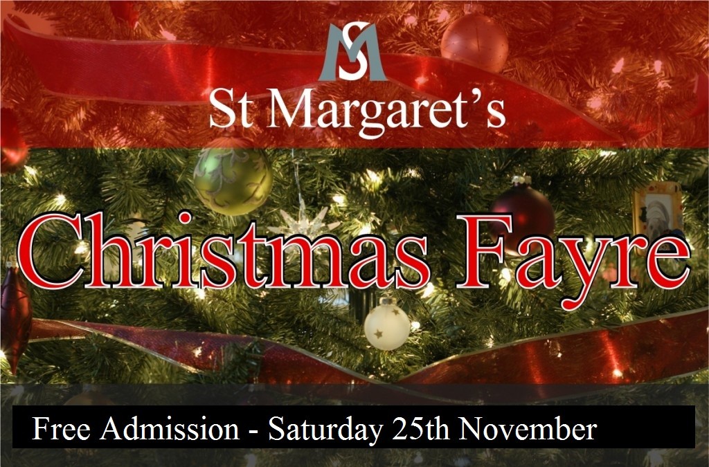 Christmas Fayre – 25th November 11.00am