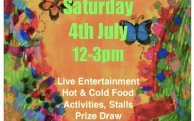 Church and School Garden Party on Saturday 4th July, 12-3pm at St Margaret’s Primary School