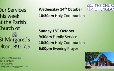 Services this week