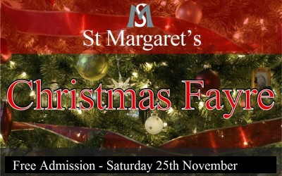 Christmas Fayre – 25th November 11.00am