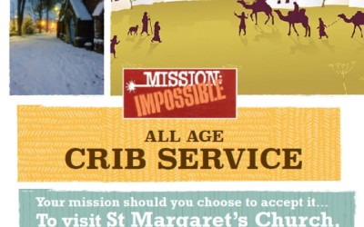Mission Impossible – All Age Crib Service December 24th at 4-30pm